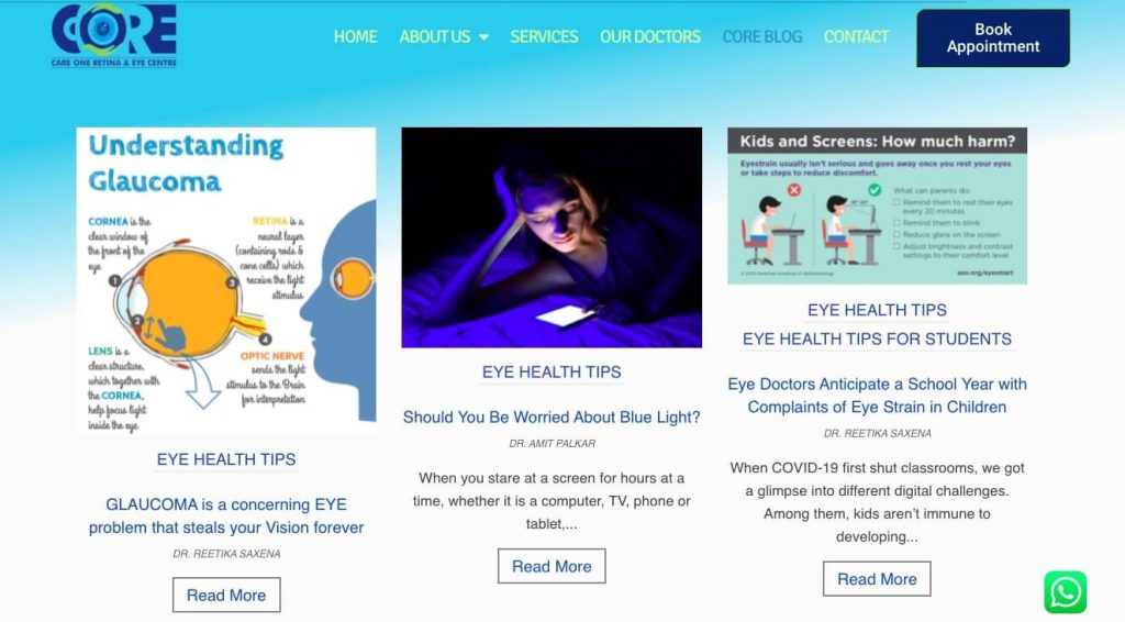webdesign or blog design