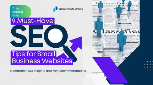 9 Must-Have SEO Tips for Small Business Websites